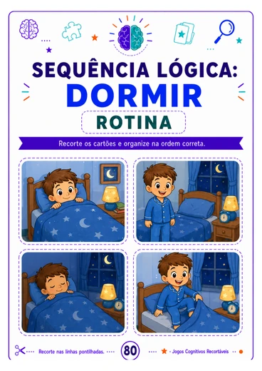 Página 80 - Sequência lógica: dormir